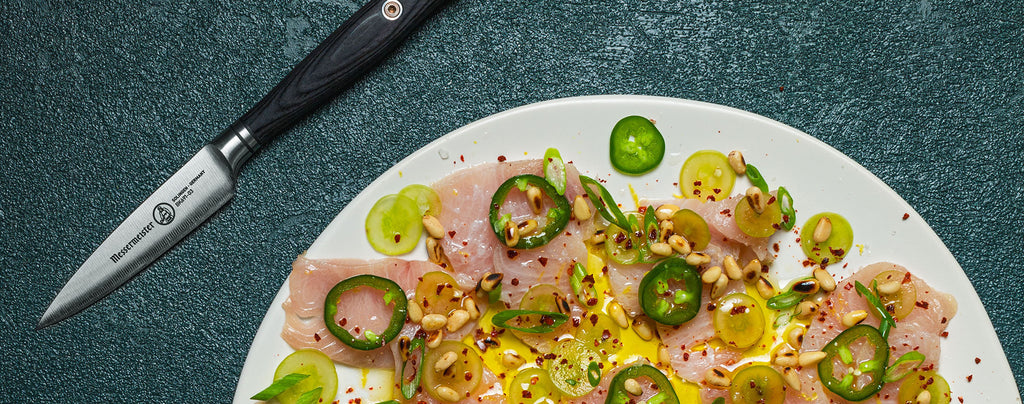 Refreshing Hamachi Crudo by Chef Jessica Monty