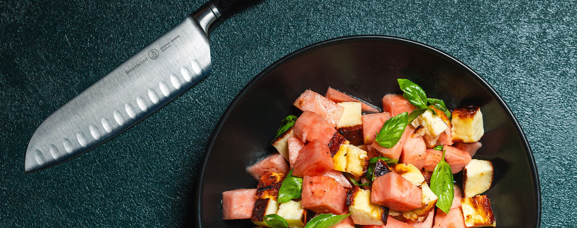 Sweet & Savory Pineapple & Halloumi Salad by Chef Jessica Monty