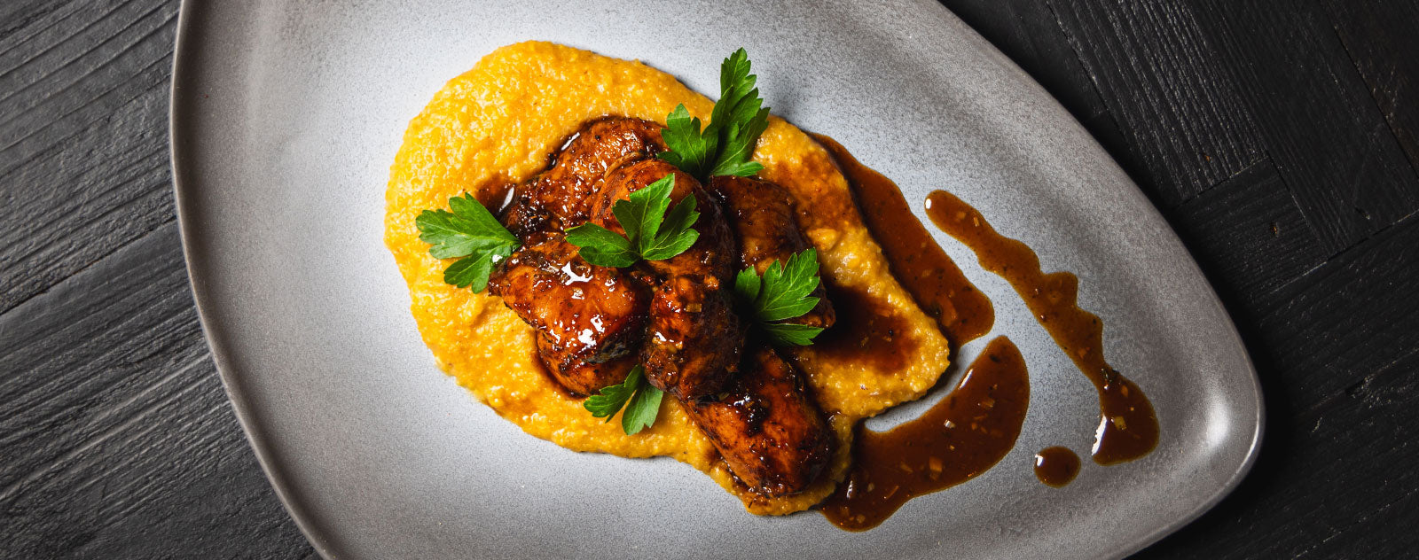 Shaking Pork & Miso Polenta with Chef Christian Gill