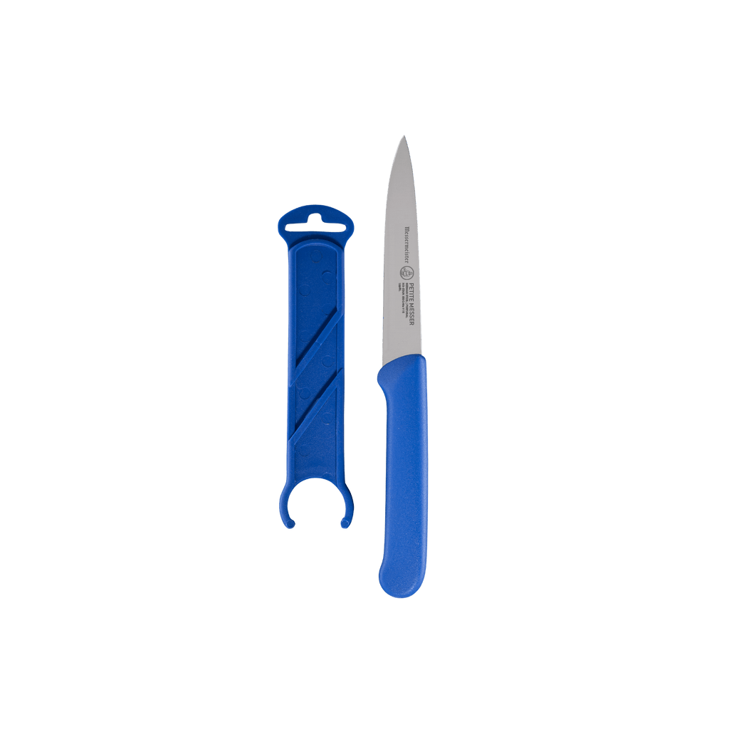 Petite Messer Blue Spear Point Parer with Sheath - 4