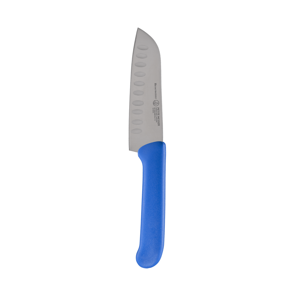 Petite Messer Blue Kullens Santoku Knife - 5