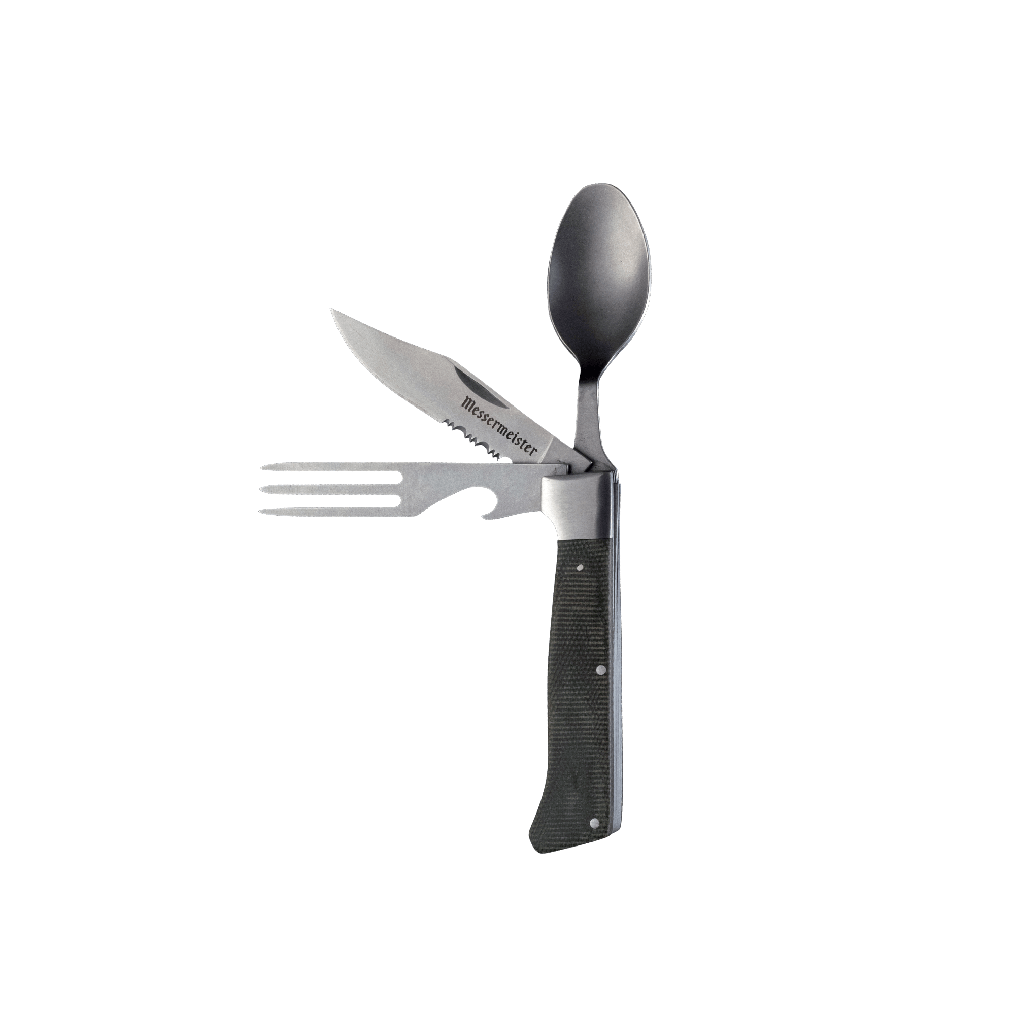 Adventure Chef Folding Camp Utensil - Distressed Linen - Messermeister