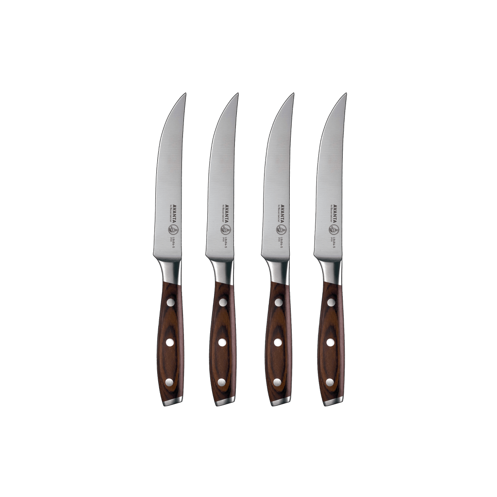 Avanta Pakkawood 4 Piece Steak Knife Set - Messermeister