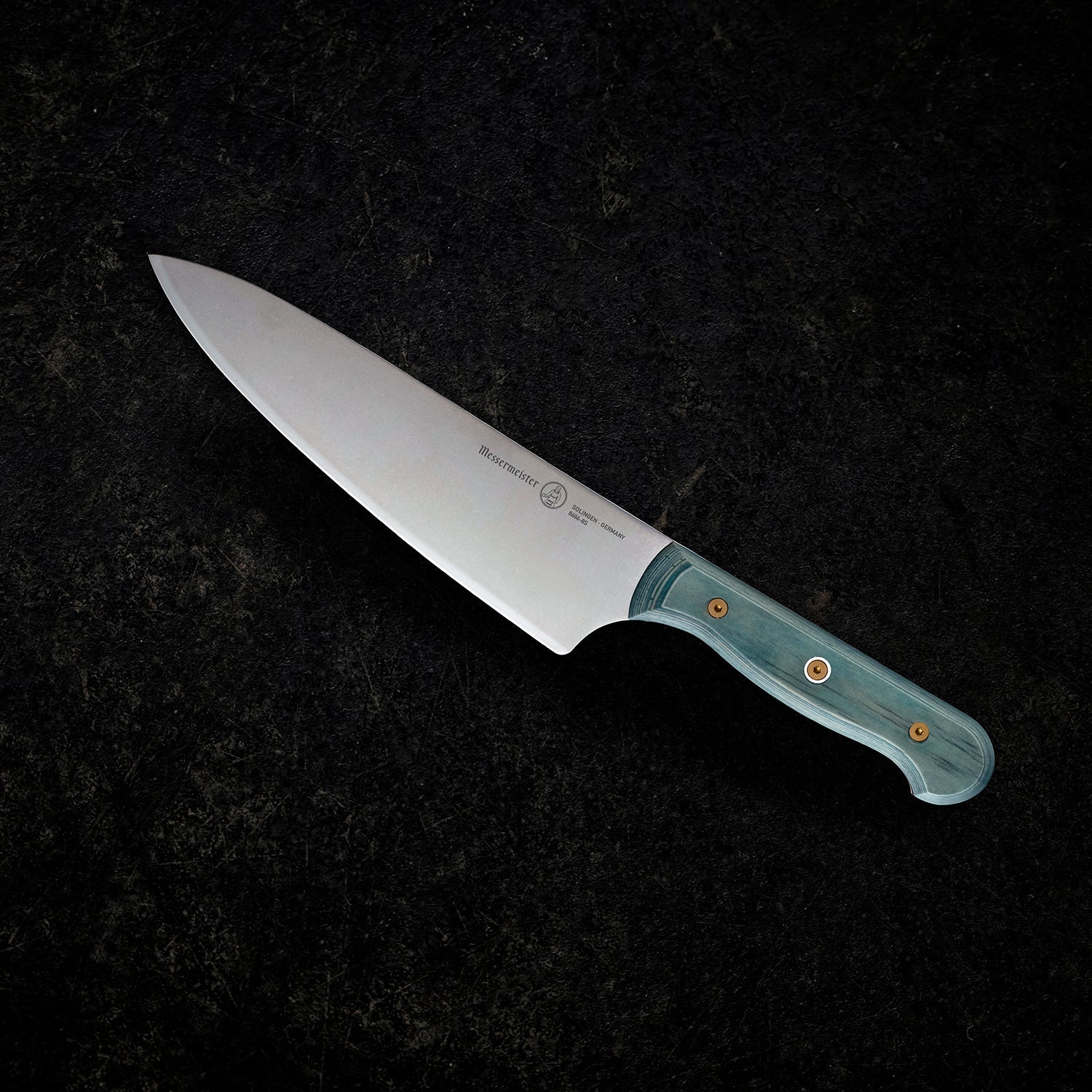 Custom Blue Chef's Knife - 8"