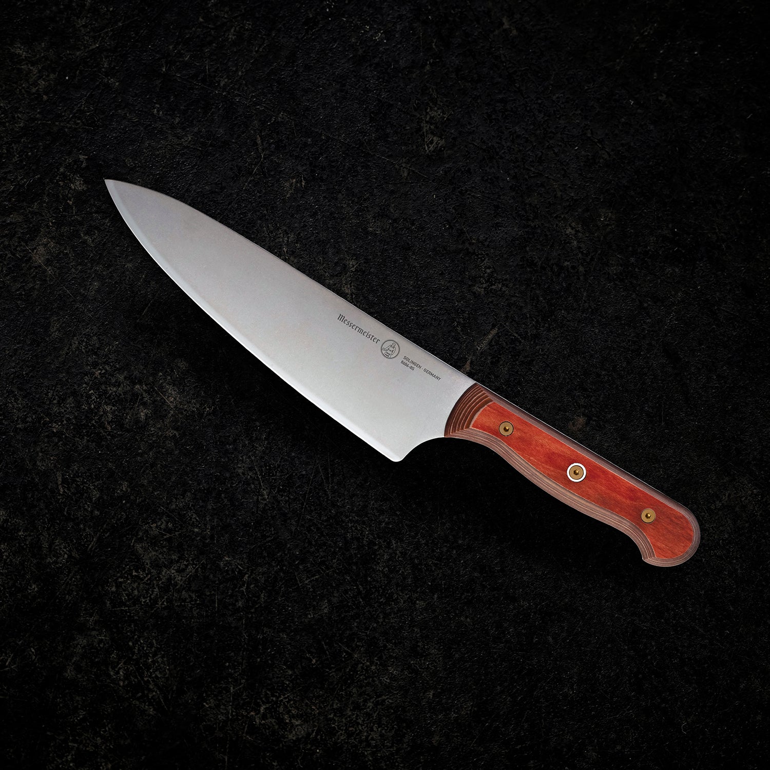 Custom Red Chef's Knife - 8"