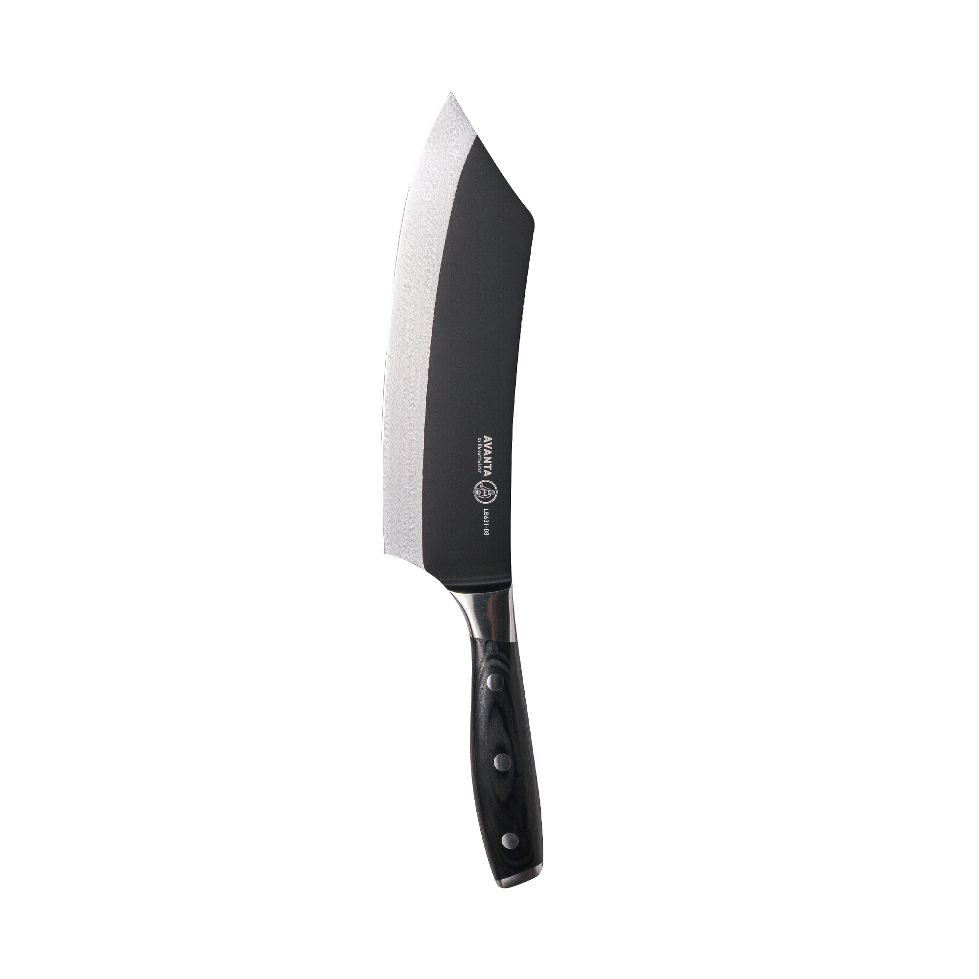 Avanta Black Pakkawood Kendrick BBQ Knife - 8