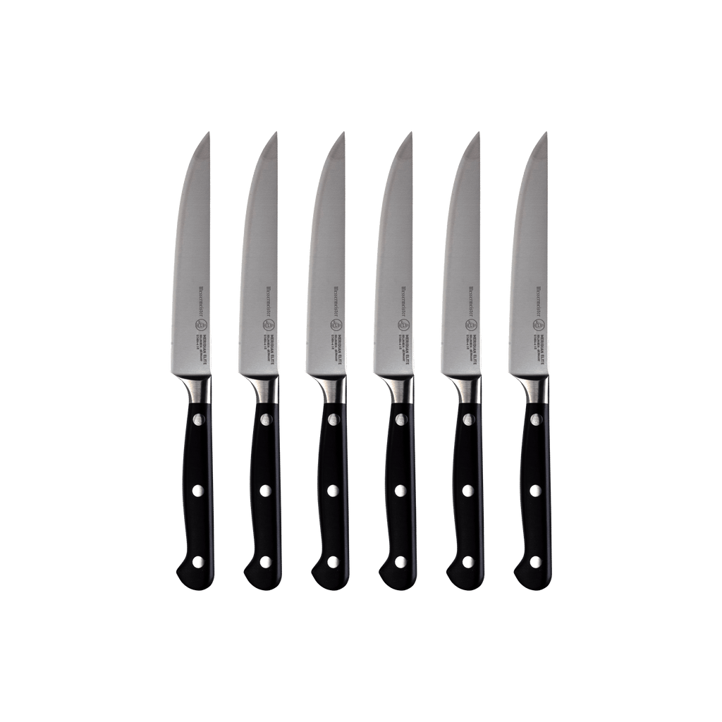 Meridian Elite 6 Piece Multi-Edge Steak Knife Set - Messermeister