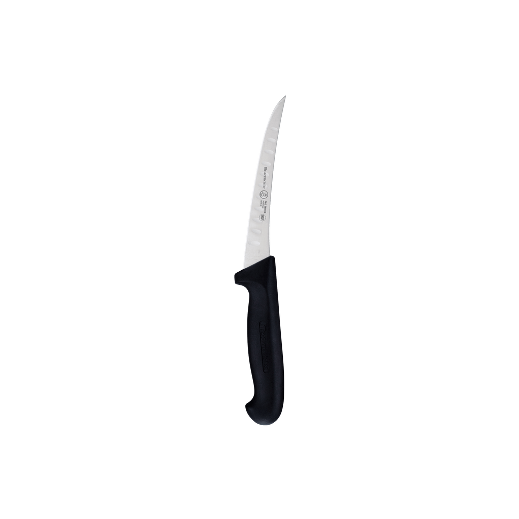 Pro Series Semi-Flexible Curved Kullens Boning Knife - 6