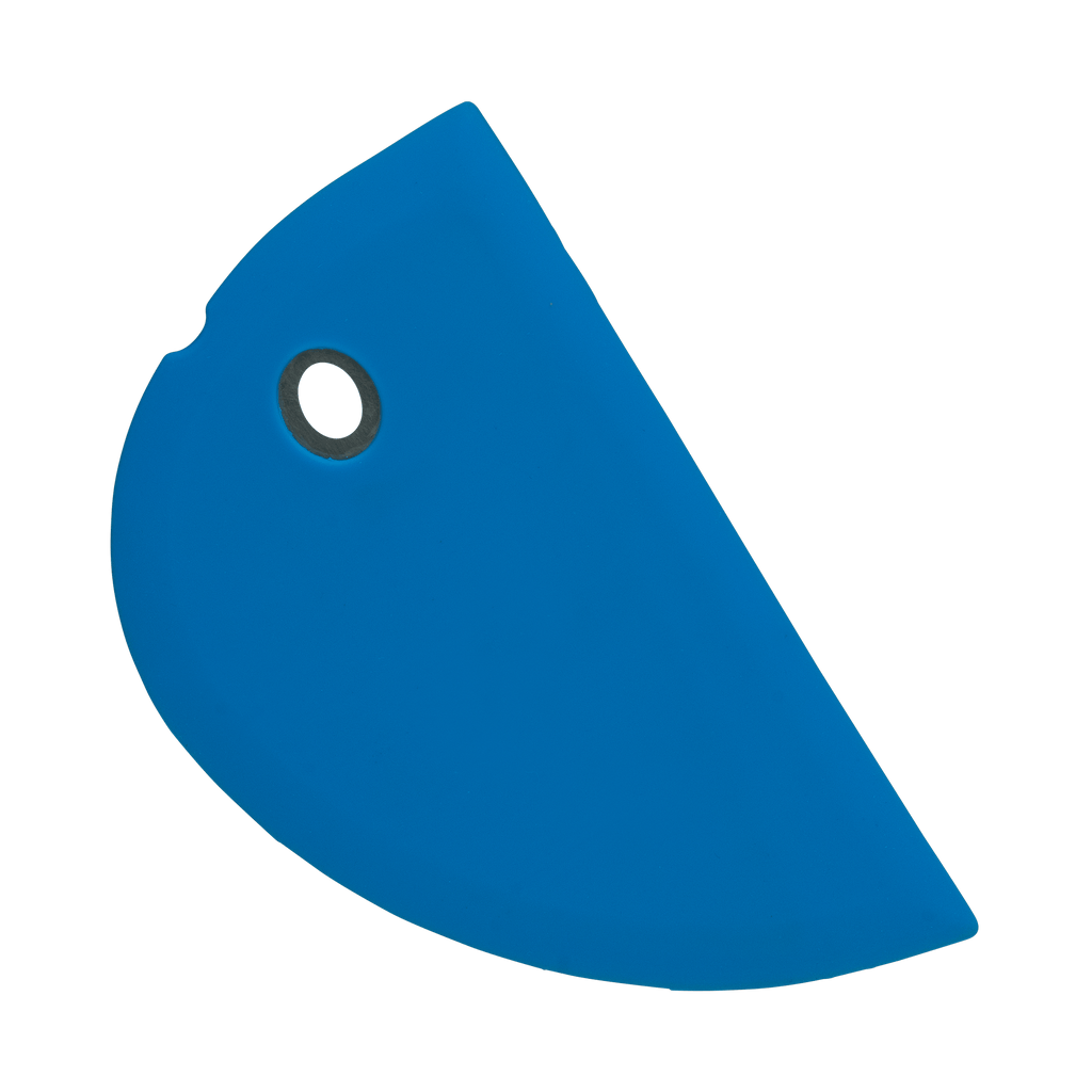 Silicone Bowl Scraper - Blue - Messermeister