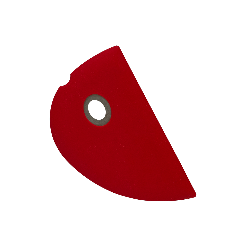 Mini Red Silicone Bowl Scraper - Messermeister