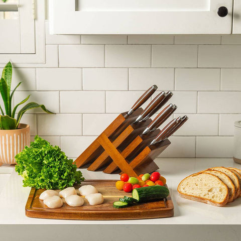 Avanta Pakkawood 10 Piece Knife Block Set - Messermeister