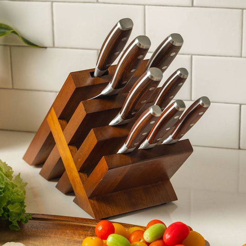 Avanta Pakkawood 10 Piece Knife Block Set - Messermeister