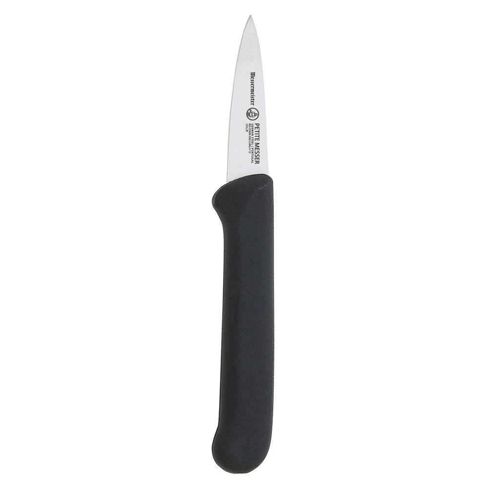 Messermeister 4.5 inch Serrated Tomato Knife with Sheath - Black