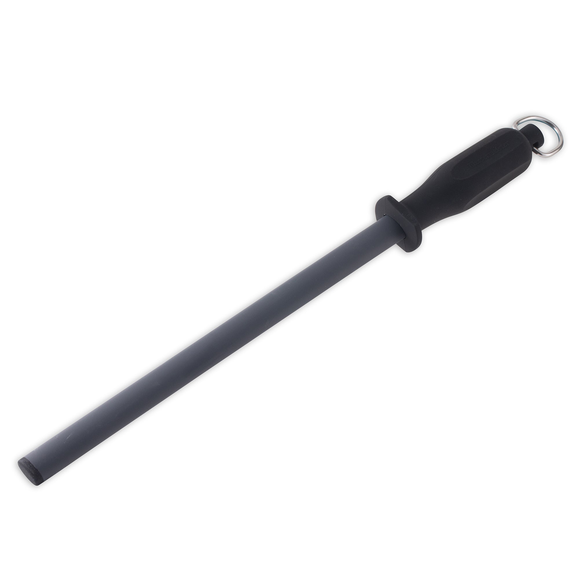 Hecef Sharpening Steel 10 inch, Diamond Carbon Honing Rod, Sharp