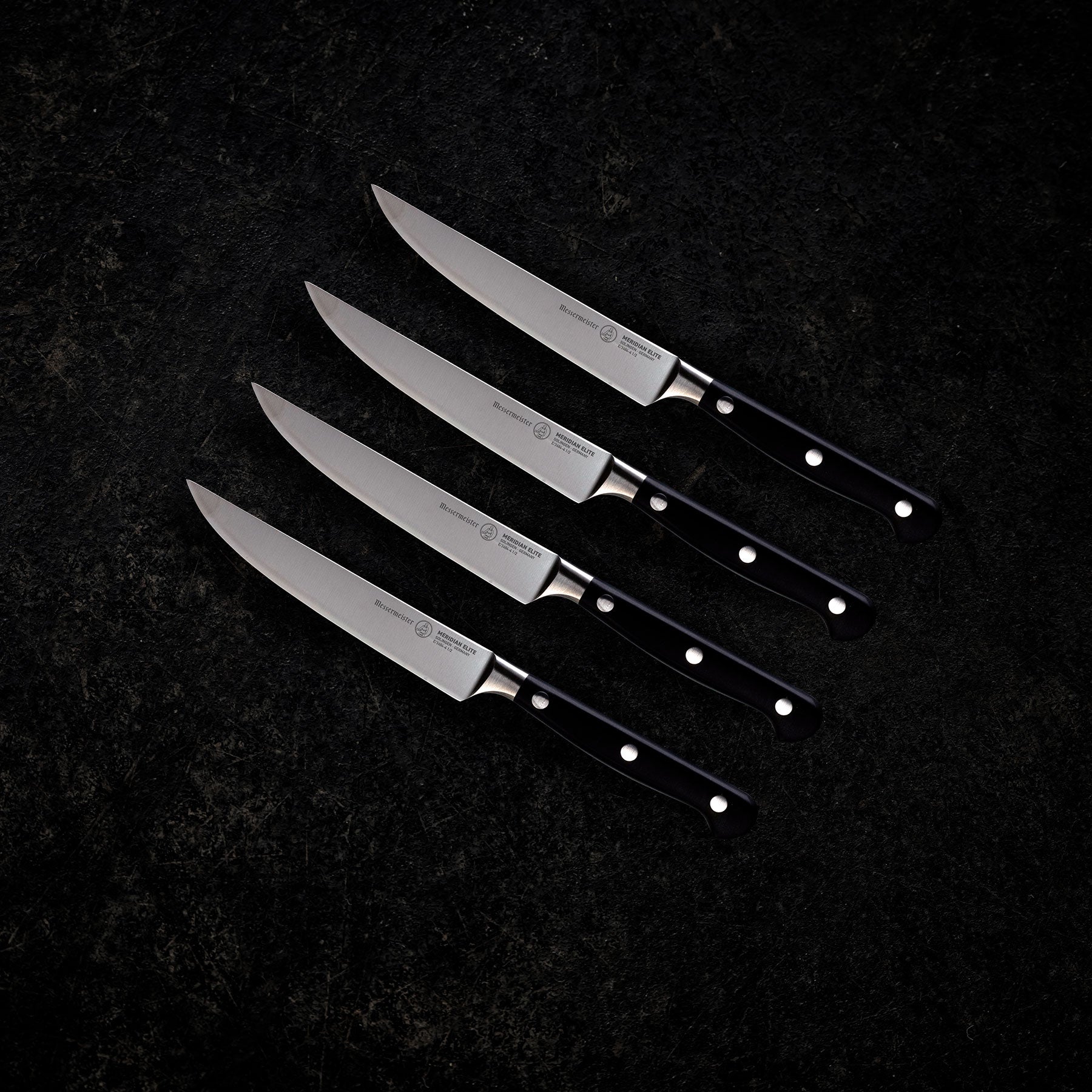 Messermeister E/3684-4/4S Four Piece Steak Knife Set - Meridian Elite