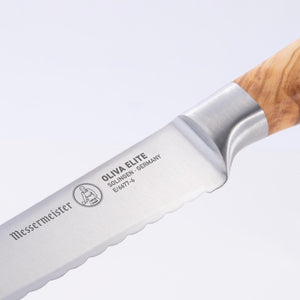 Messermeister Oliva Elite Reverse Scalloped Utility Knife | 6